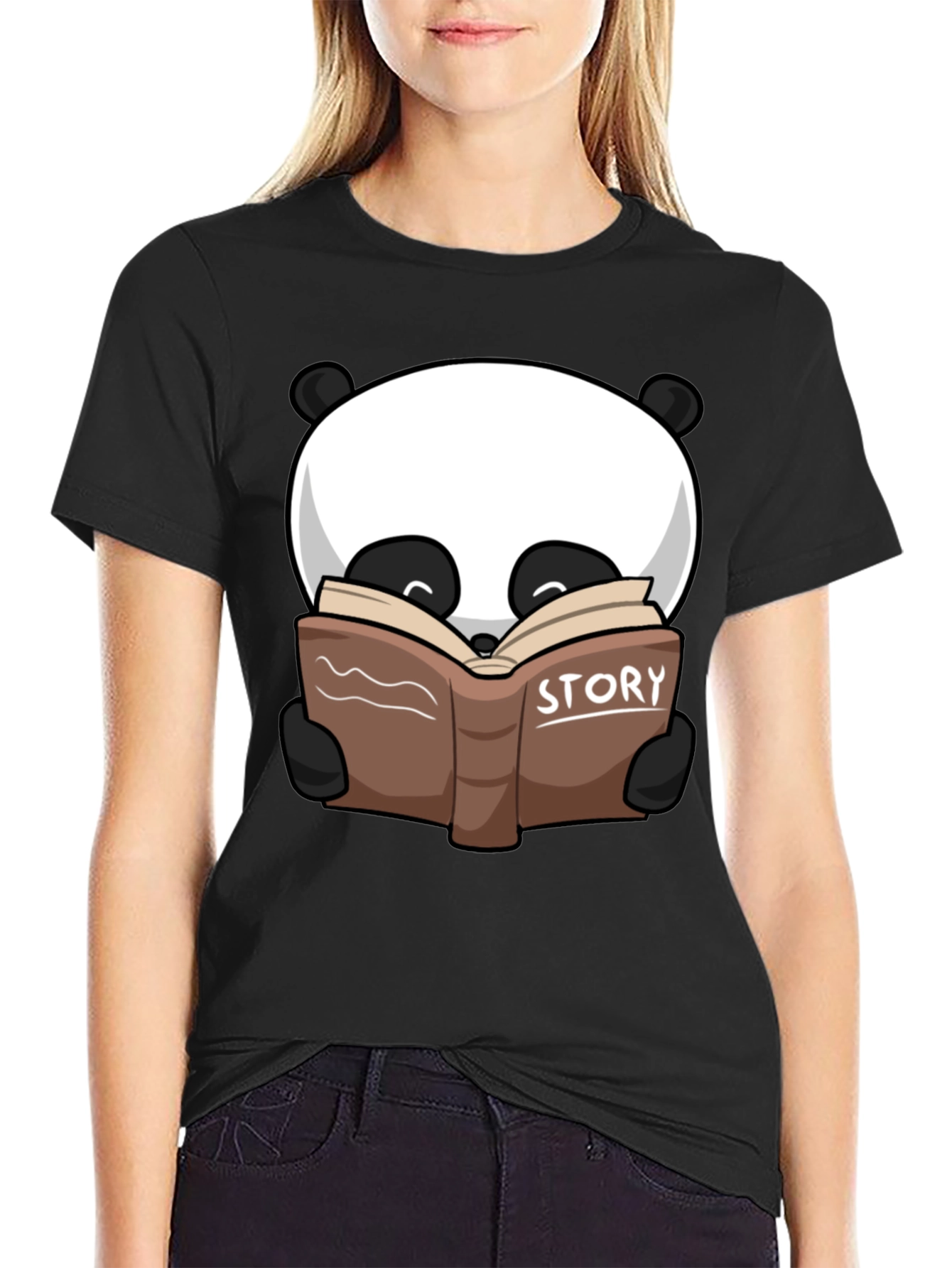Panda Story Book T-Shirt