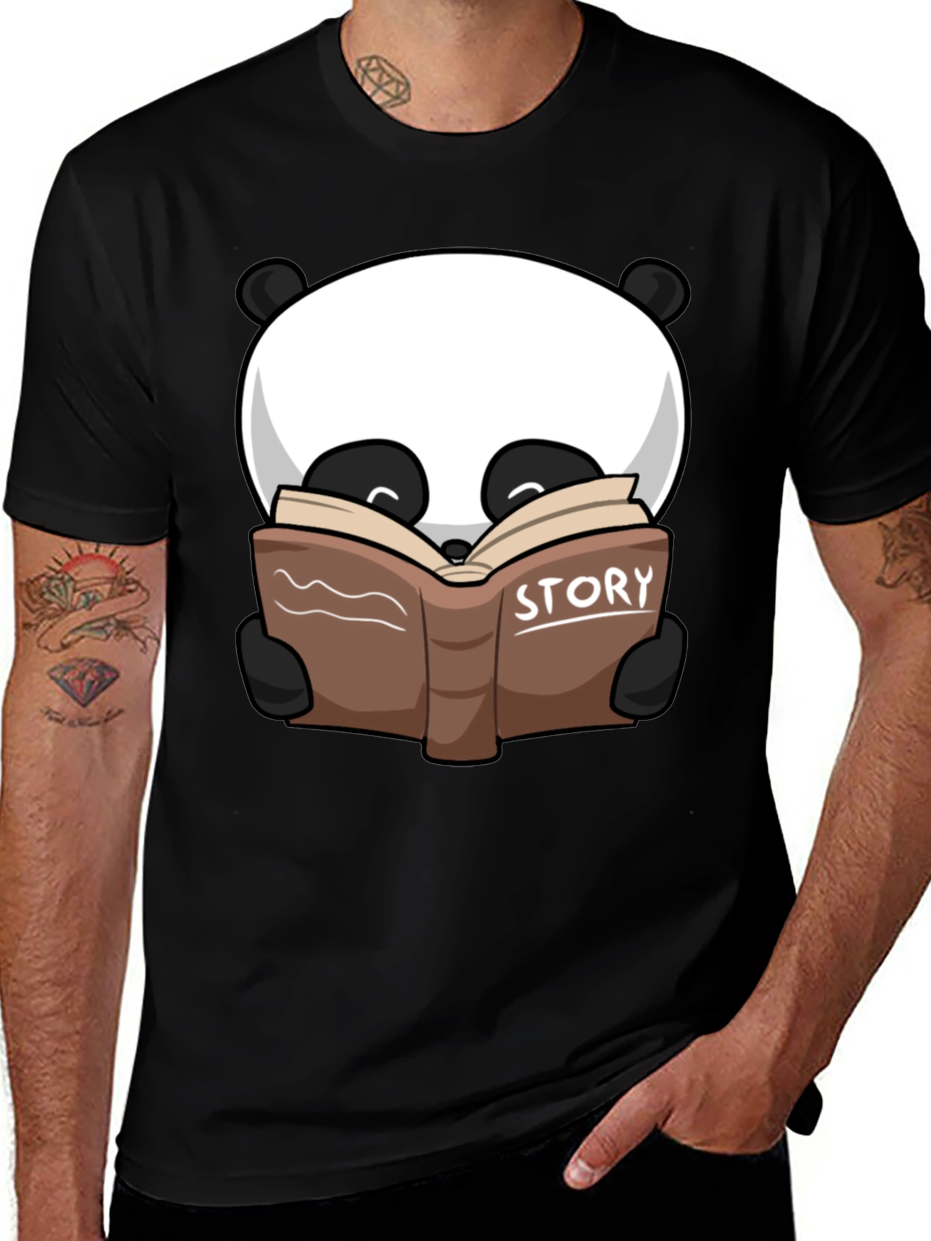 Panda Story Book T-Shirt