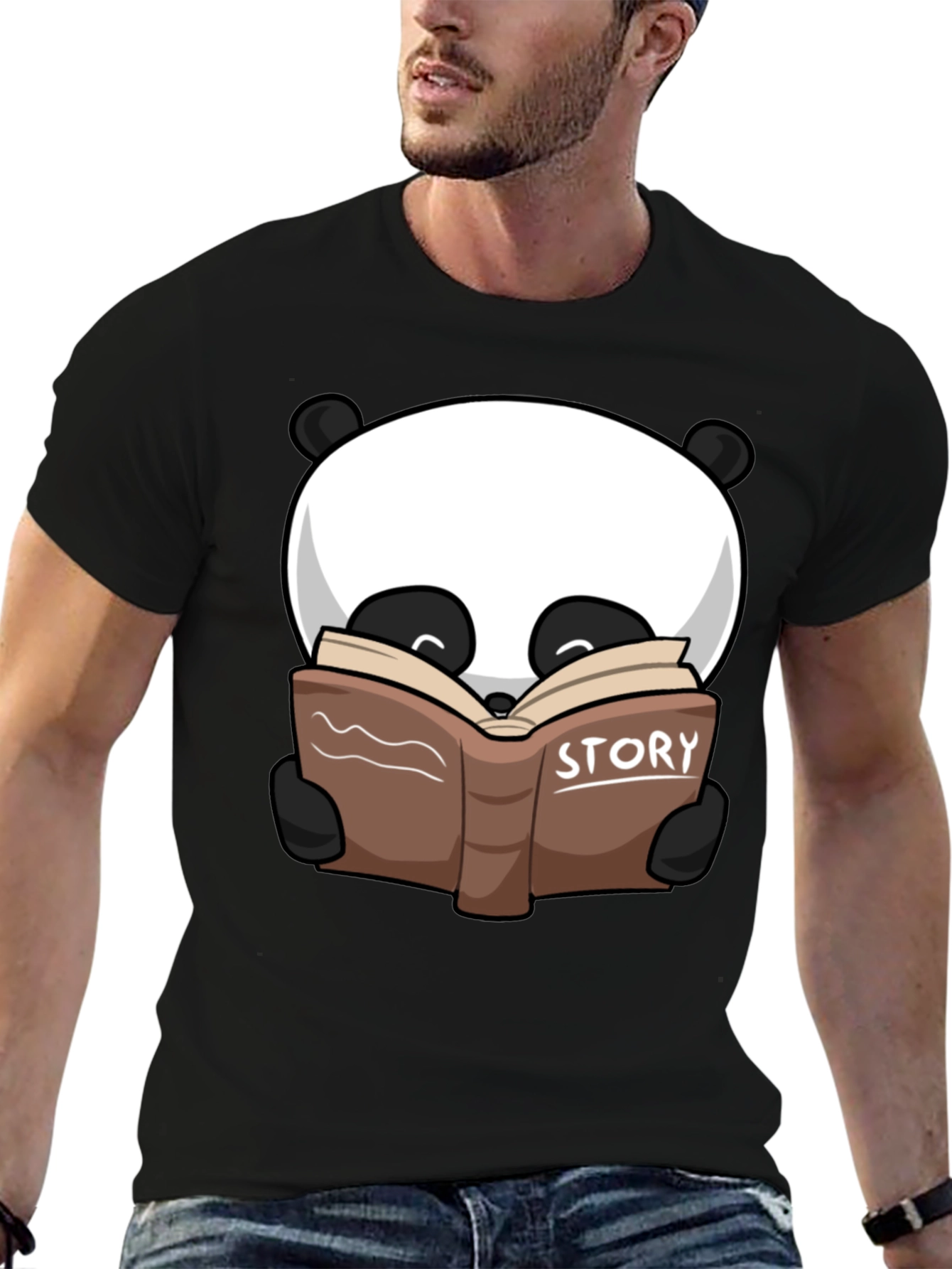 Panda Story Book T-Shirt