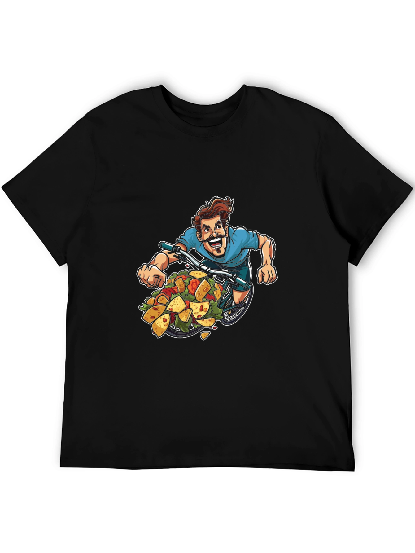 Taco Bicycle T-Shirt - Foodie Bike Rider Tee