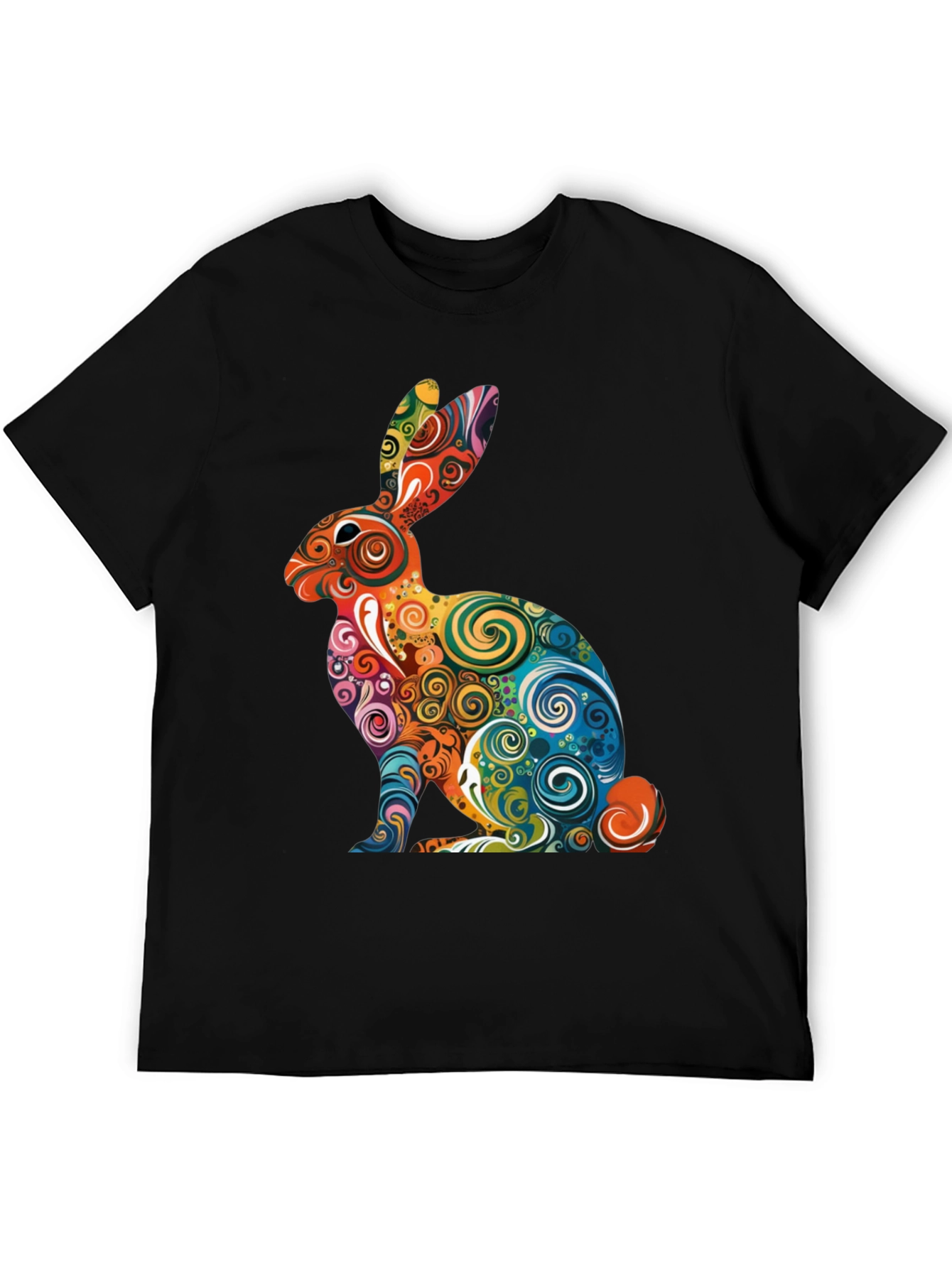 Psychedelic Rabbit Graphic T-Shirt