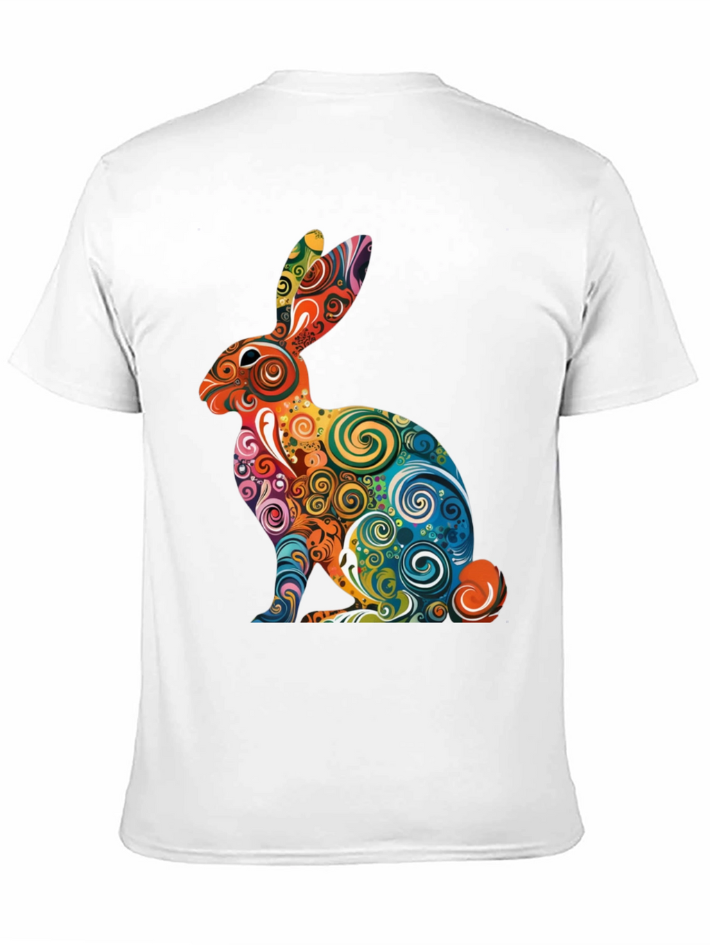 Psychedelic Rabbit Graphic T-Shirt