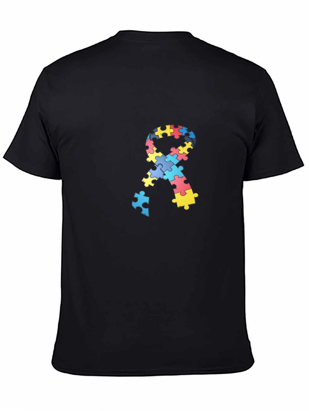 Autism Awareness Puzzle Ribbon T-Shirt