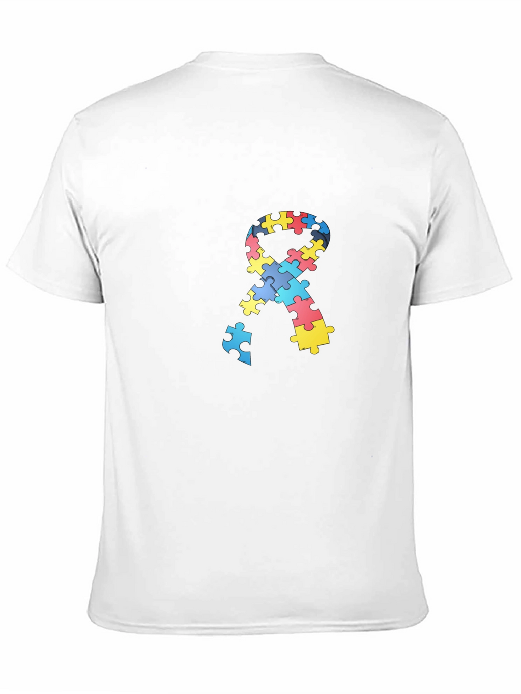 Autism Awareness Puzzle Ribbon T-Shirt