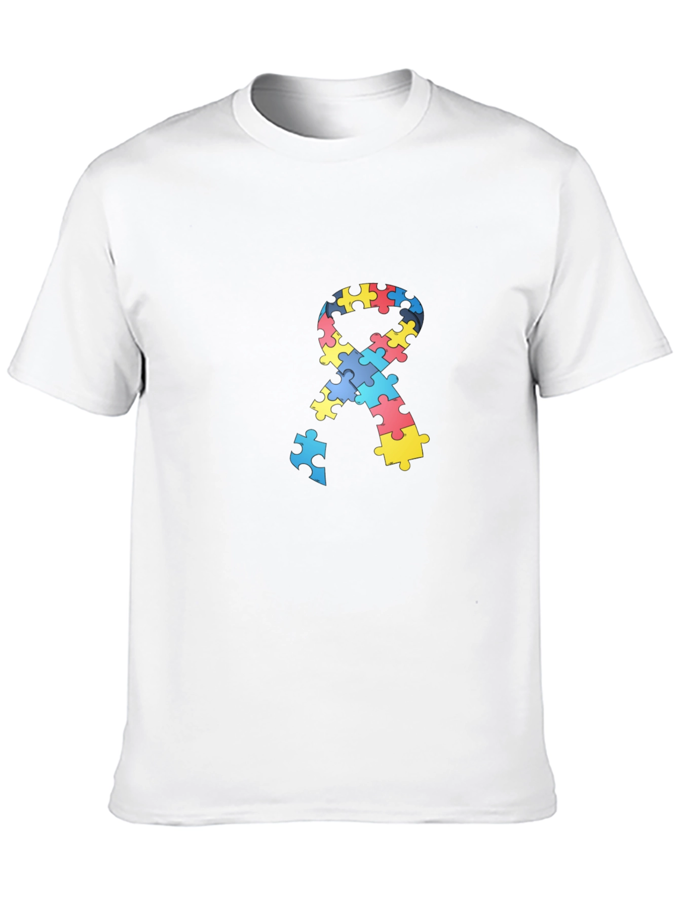 Autism Awareness Puzzle Ribbon T-Shirt