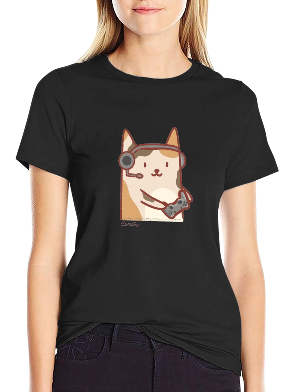 Gamer Cat T-Shirt - Playful Style