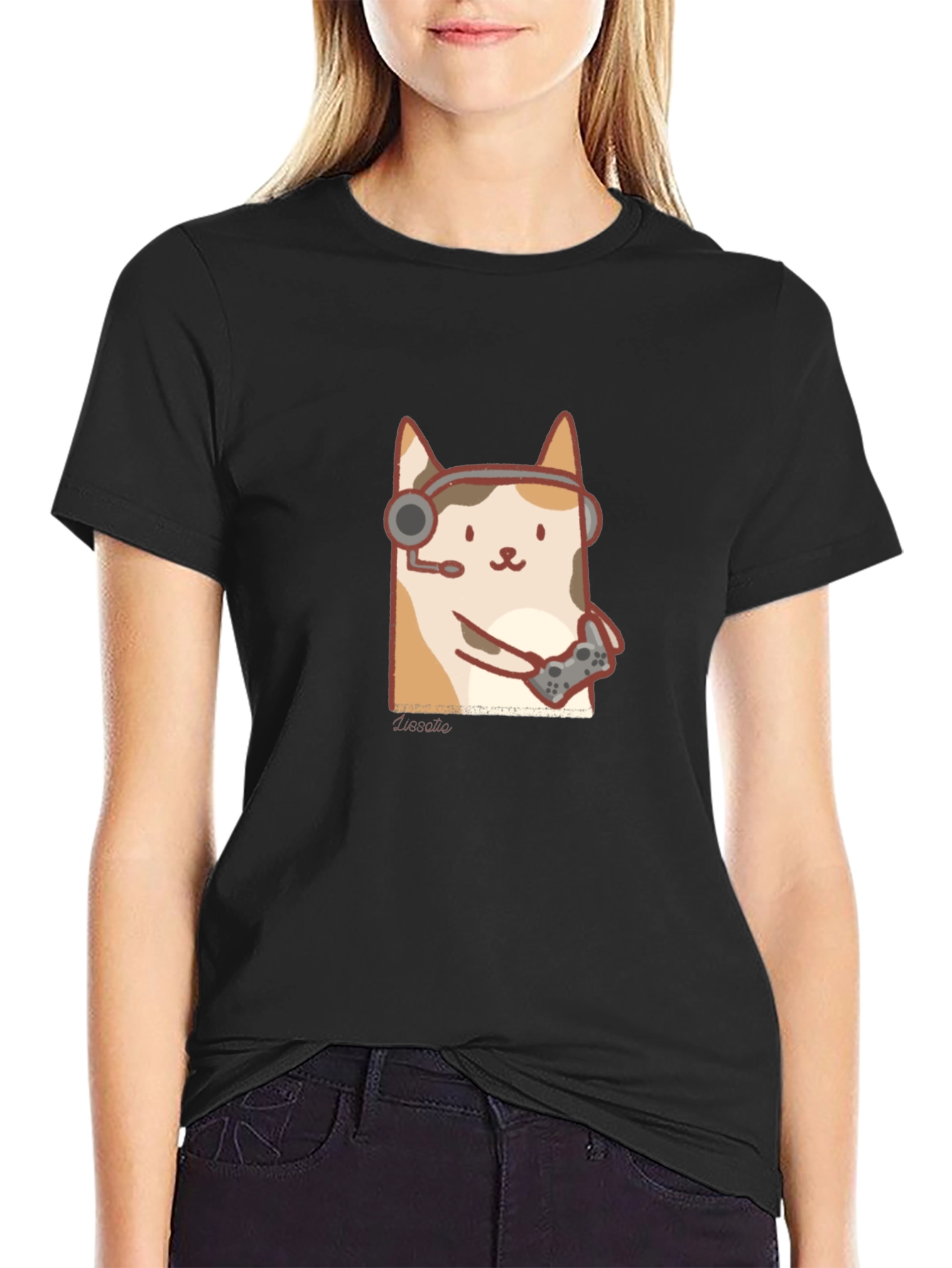 Gamer Cat T-Shirt - Playful Style