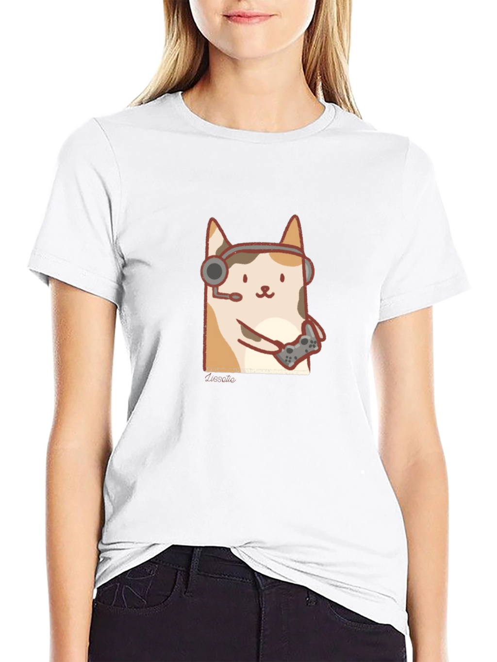 Gamer Cat T-Shirt - Playful Style