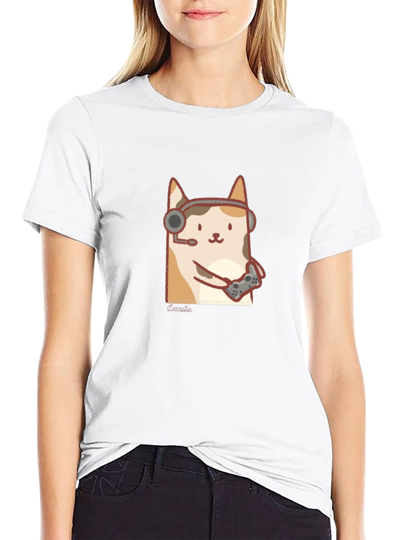Gamer Cat T-Shirt - Playful Style