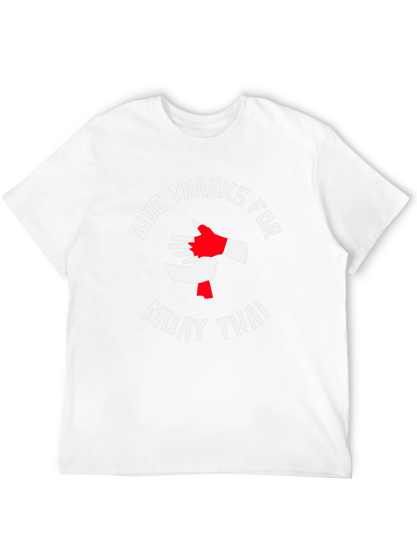 Give Thanks for Muay Thai Black T-Shirt