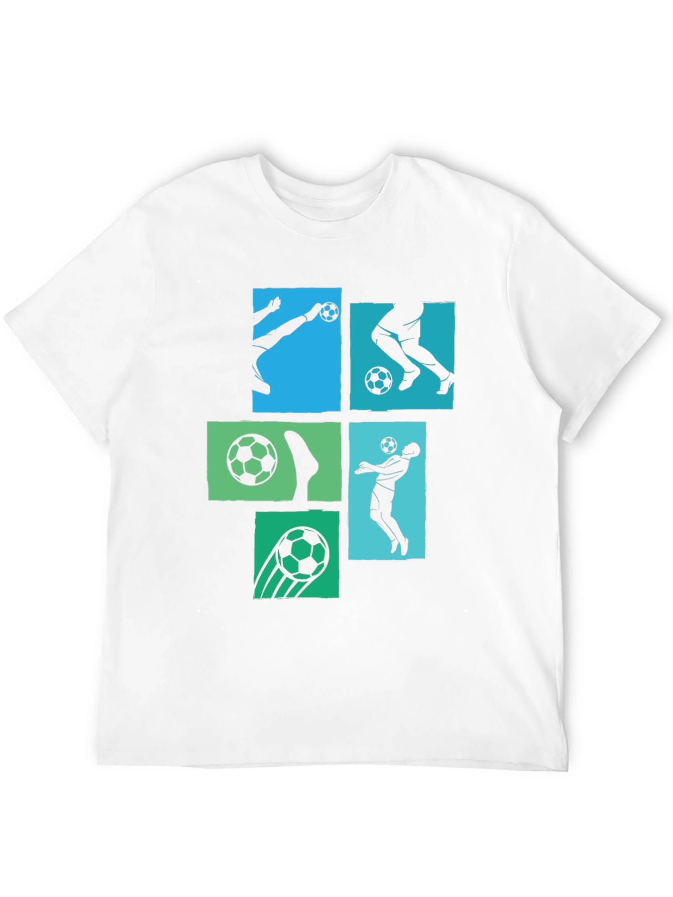 Soccer Graphic Mens Black T-Shirt