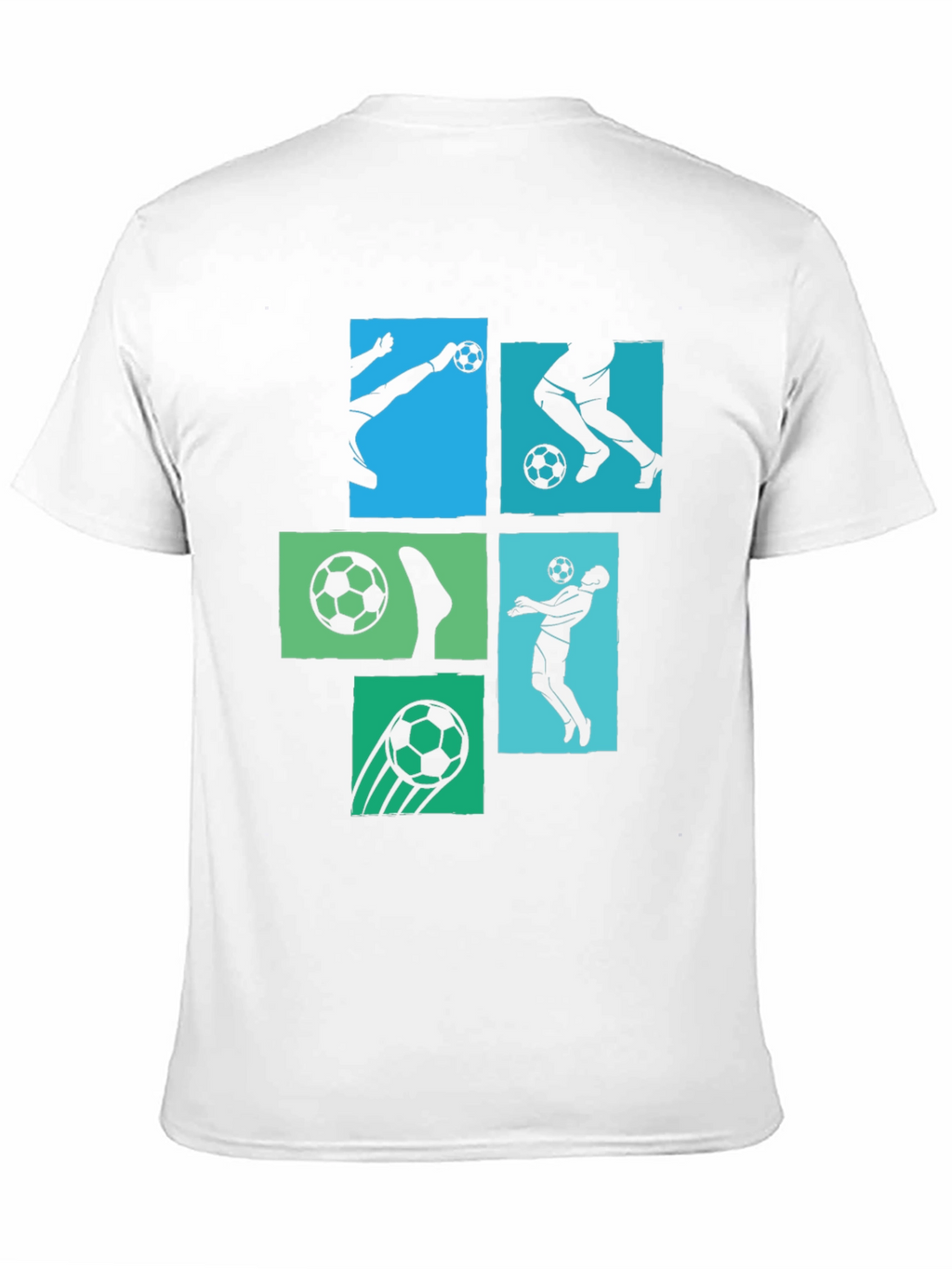Soccer Graphic Mens Black T-Shirt