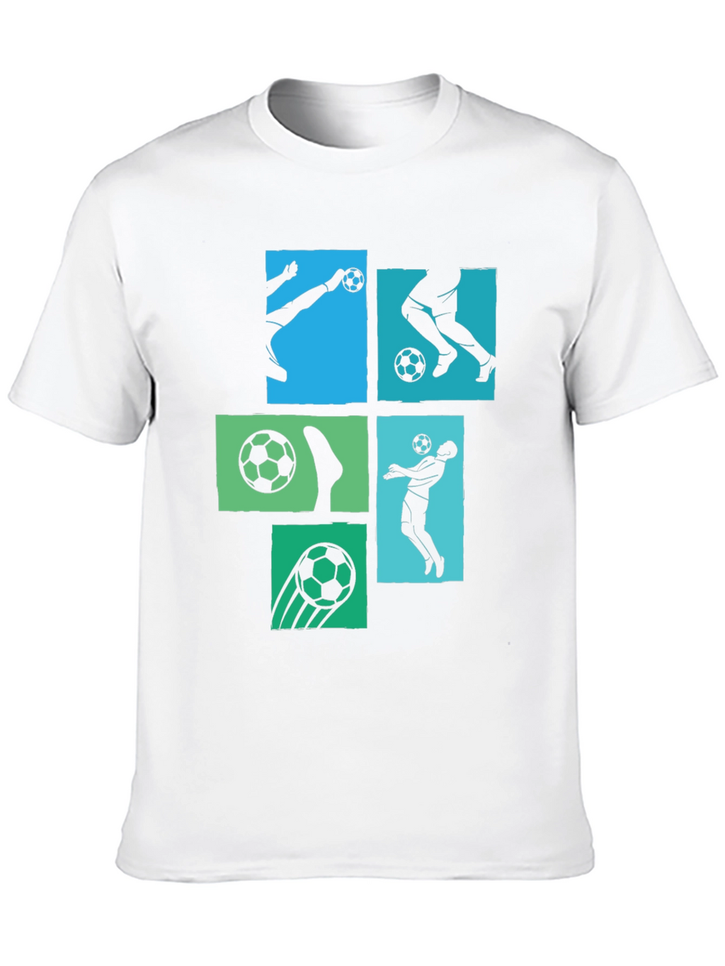 Soccer Graphic Mens Black T-Shirt