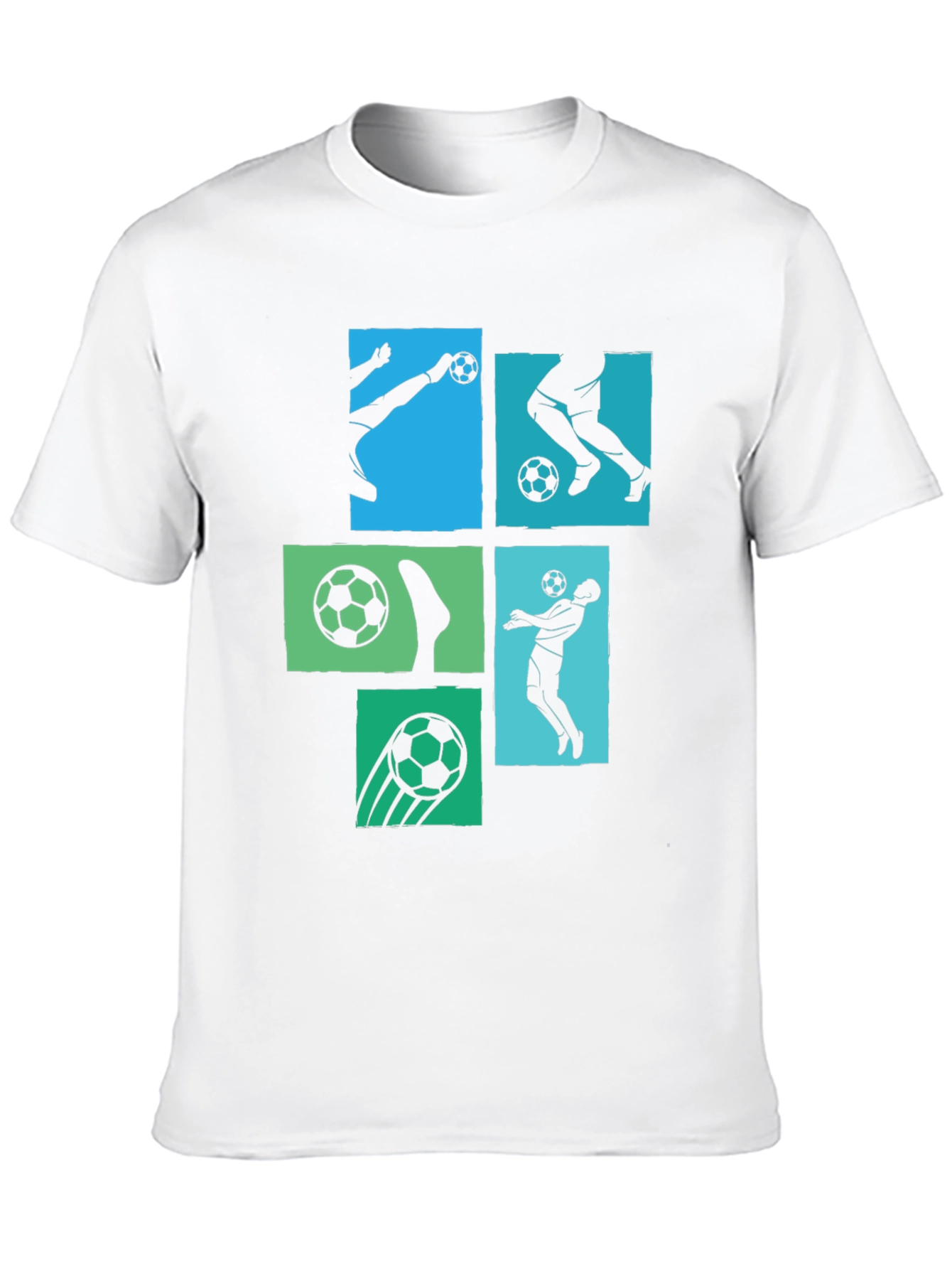 Soccer Graphic Mens Black T-Shirt
