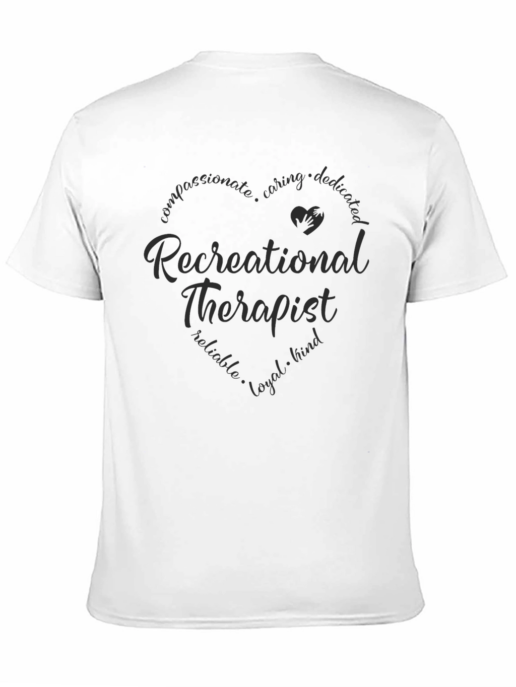 Recreational Therapist Heart Graphic Tee