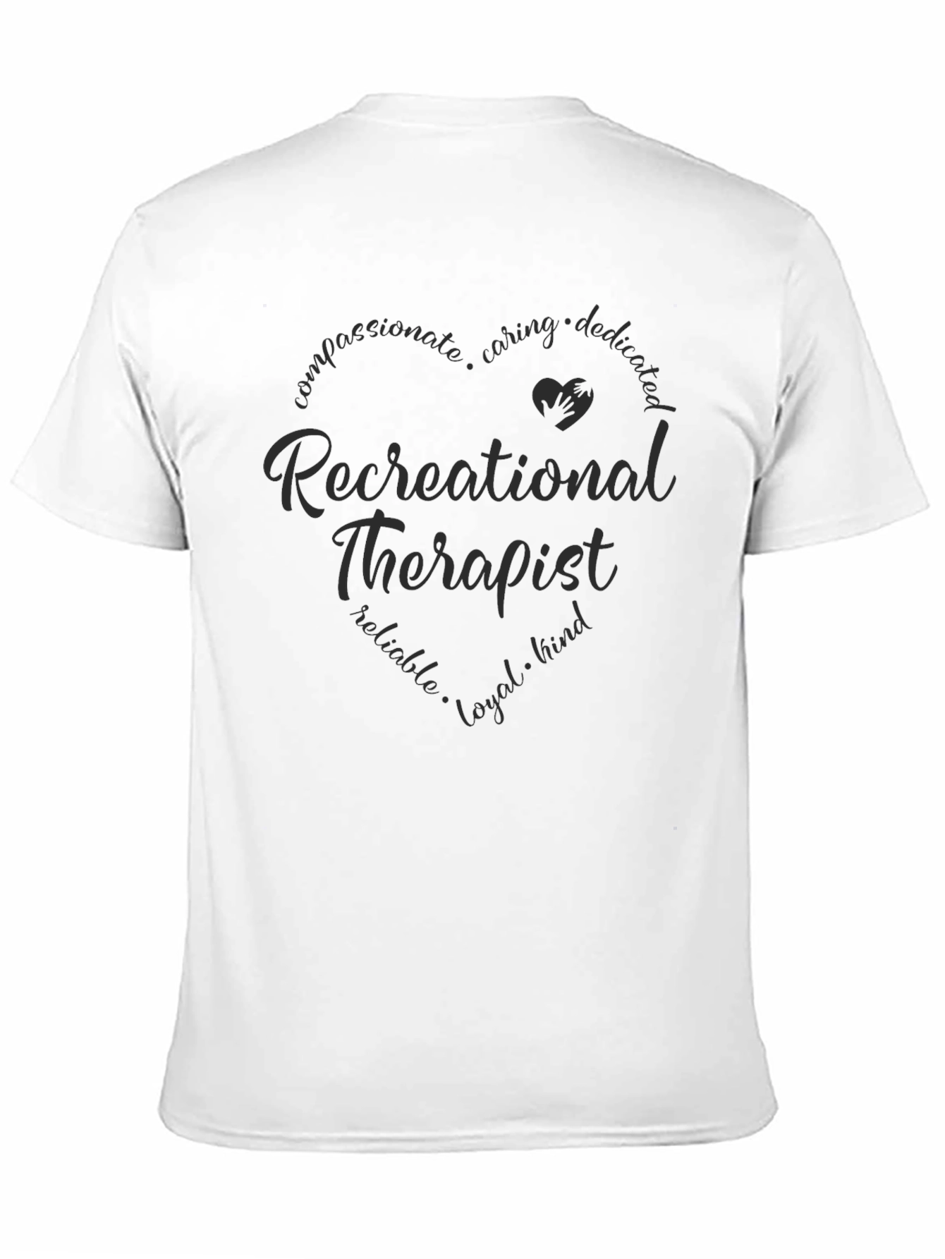 Recreational Therapist Heart Graphic Tee