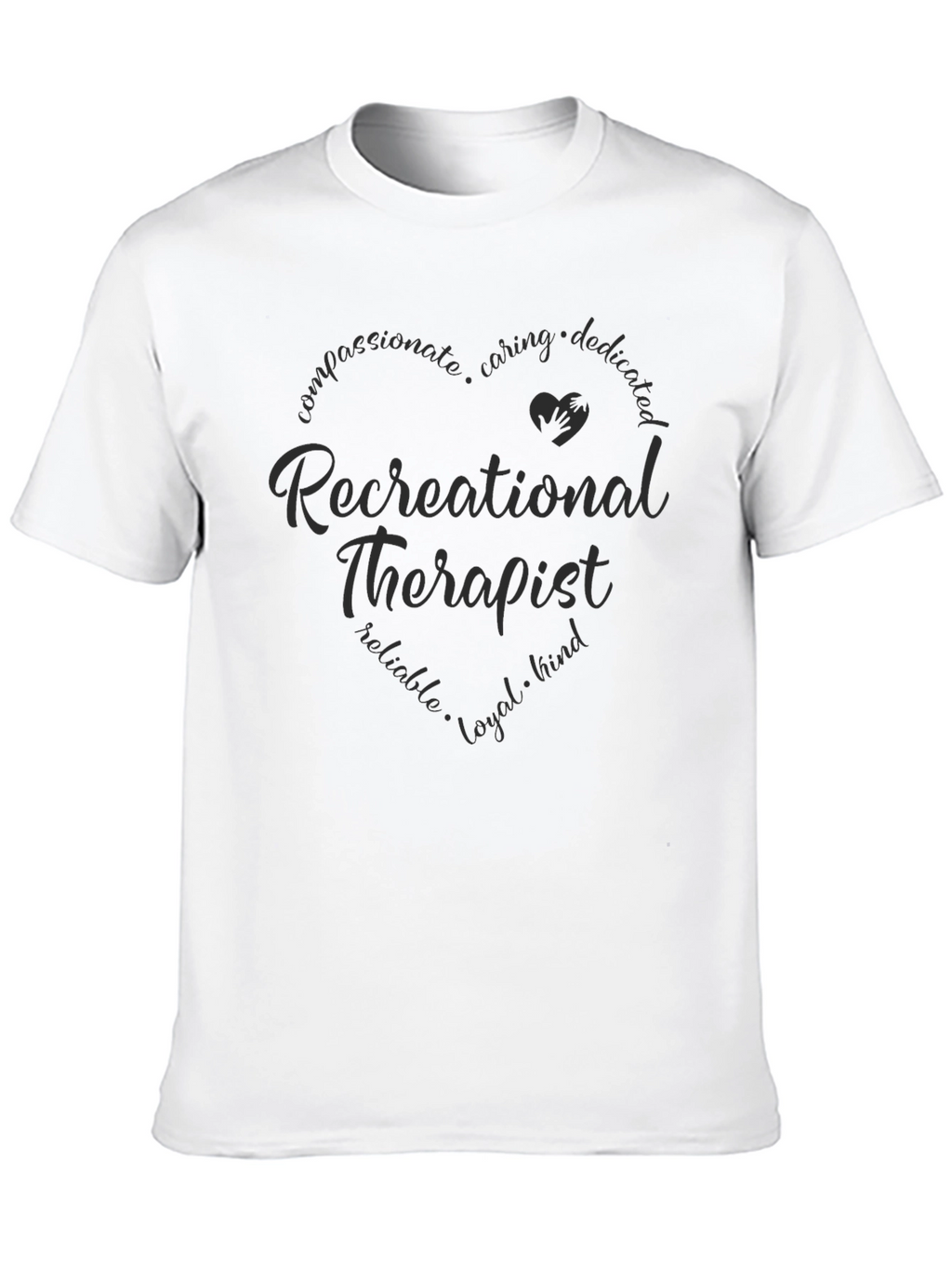 Recreational Therapist Heart Graphic Tee