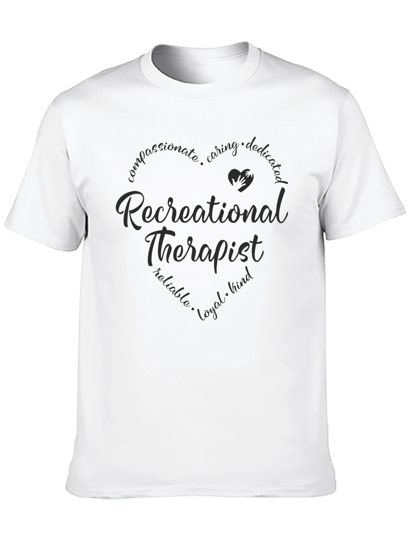 Recreational Therapist Heart Graphic Tee