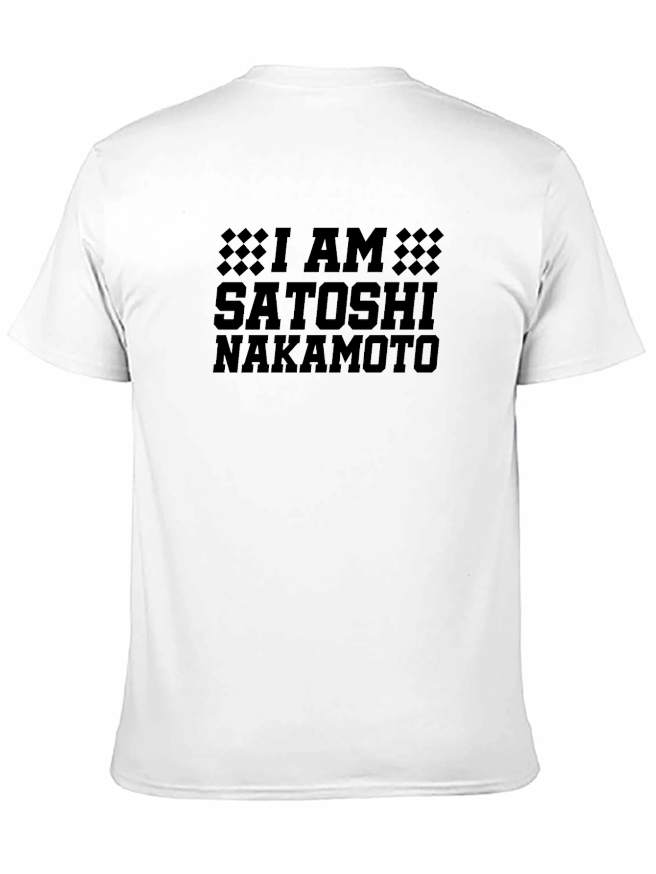 I Am Satoshi Nakamoto Black T-Shirt