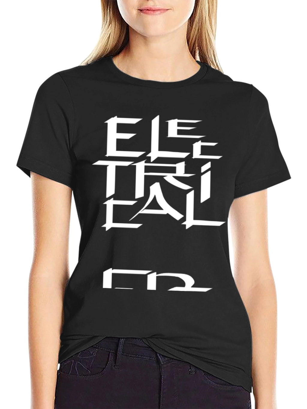 Electrical Engineer Black Graphic Tee