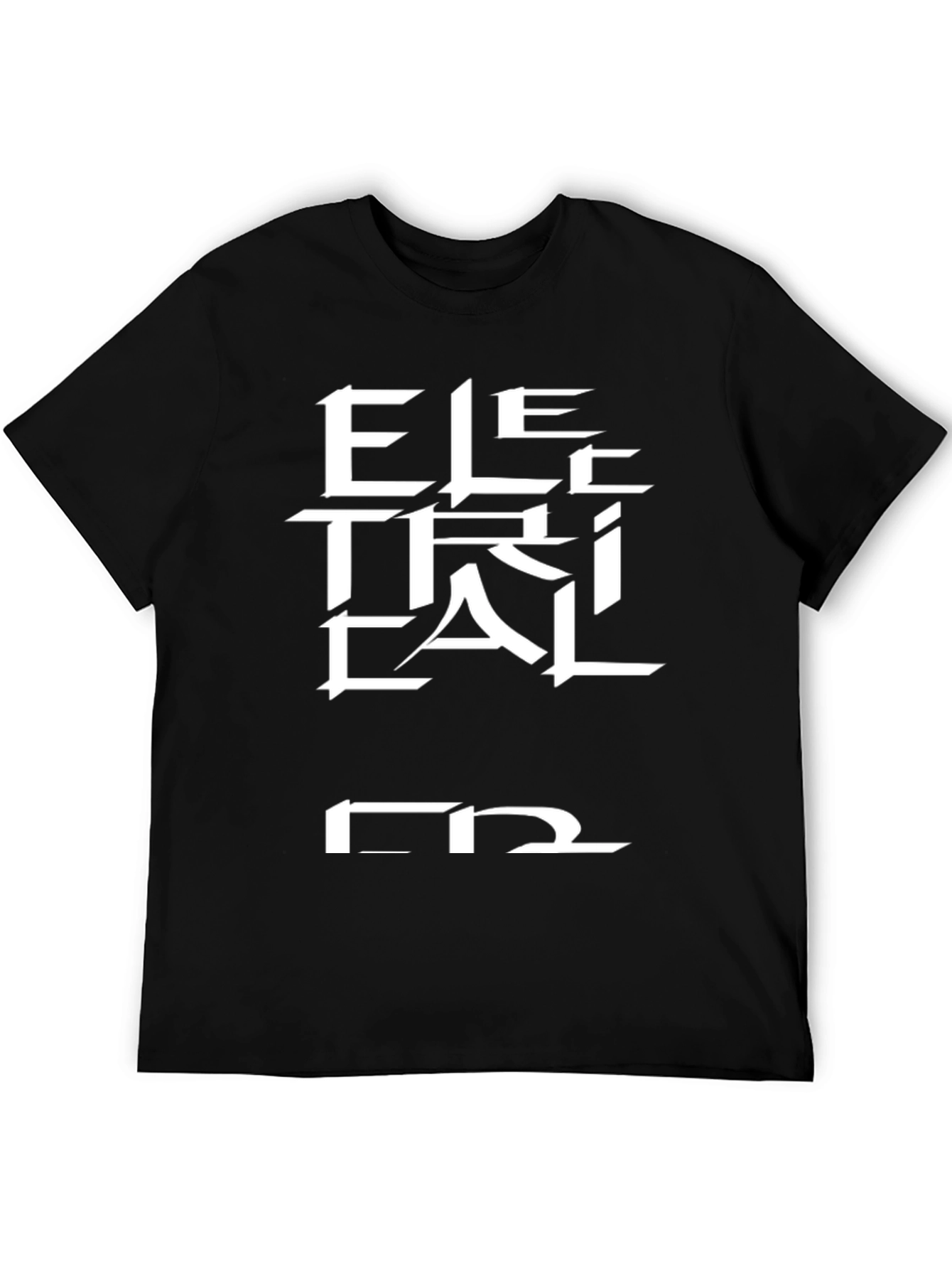 Electrical Engineer Black Graphic Tee