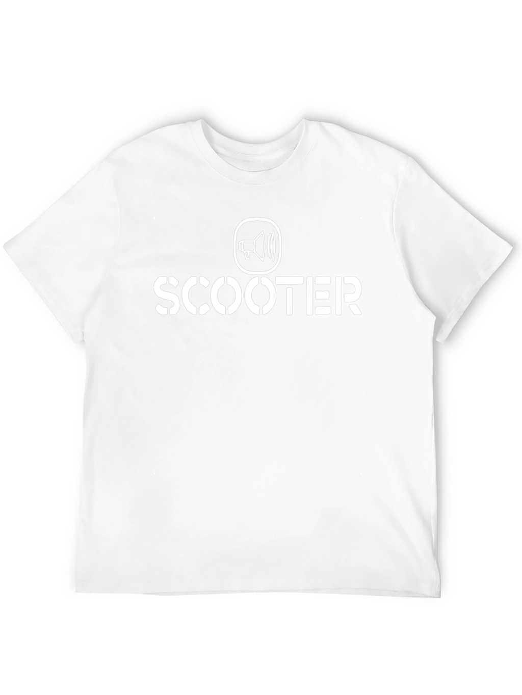 Scooter Band T-Shirt - Retro Stencil Design