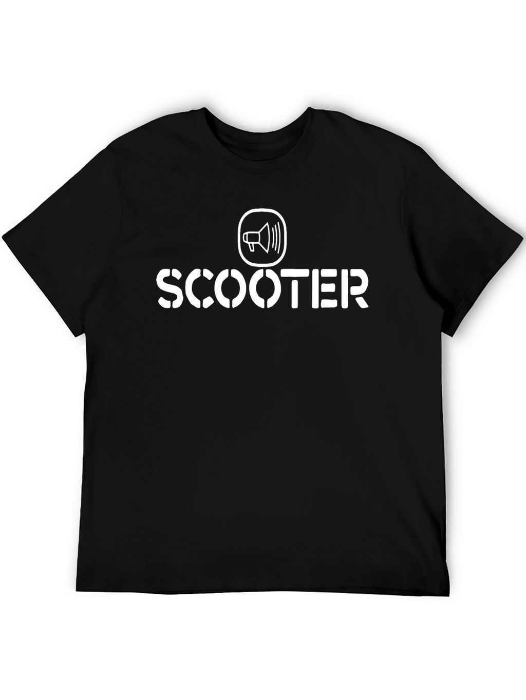 Scooter Band T-Shirt - Retro Stencil Design