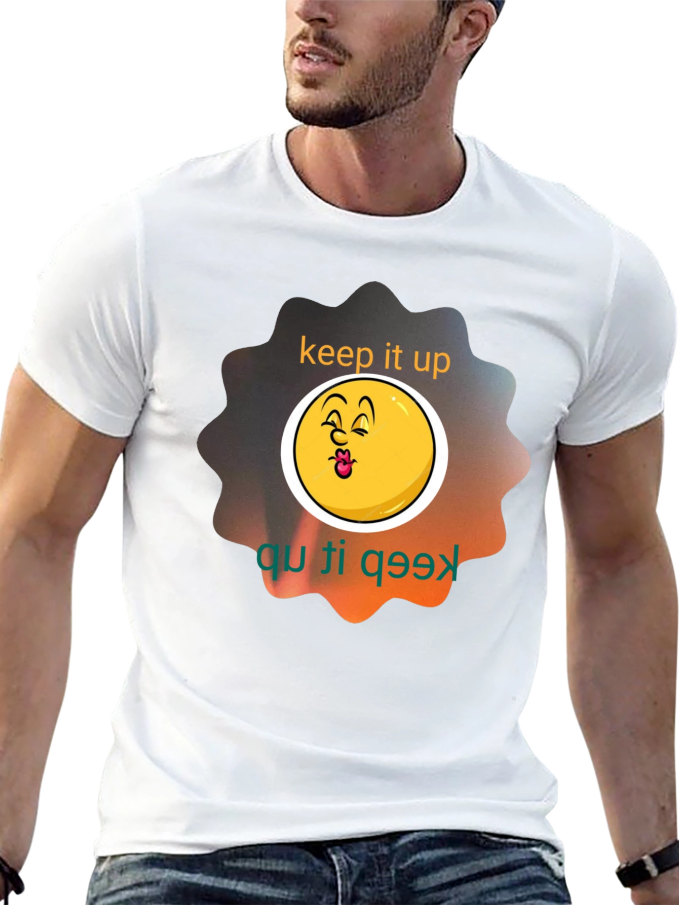 Keep It Up Graphic Tee - Black Unisex Shirt