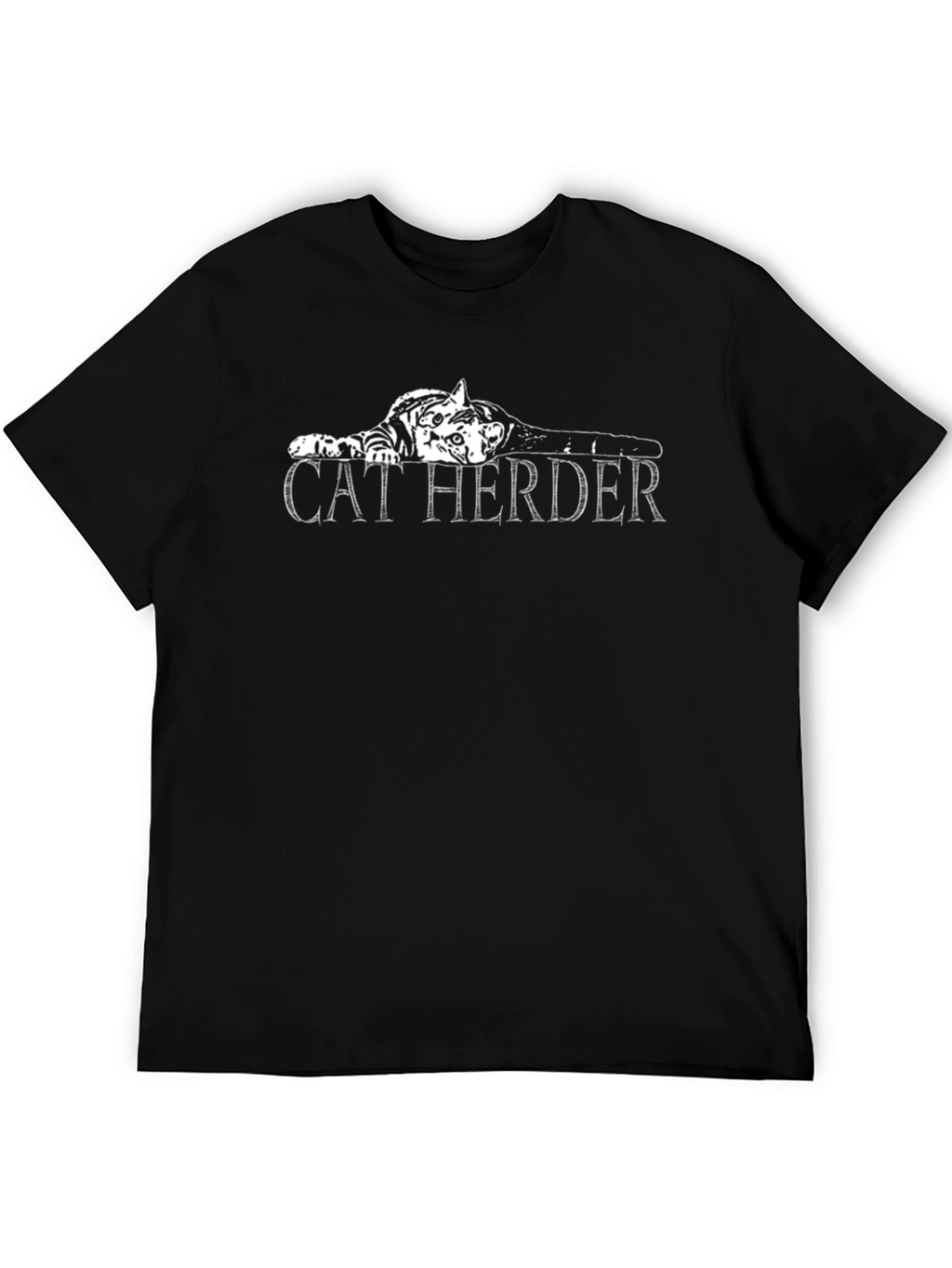 Cat Herder Graphic T-Shirt - Sarcastic Humor Tee