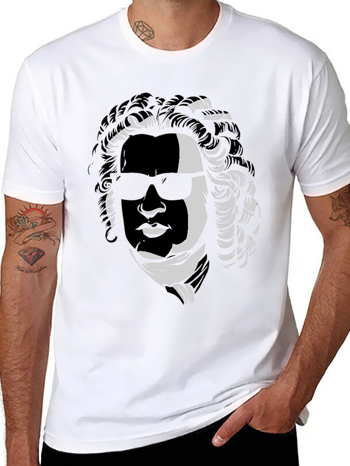 Cool Beethoven Graphic T-Shirt