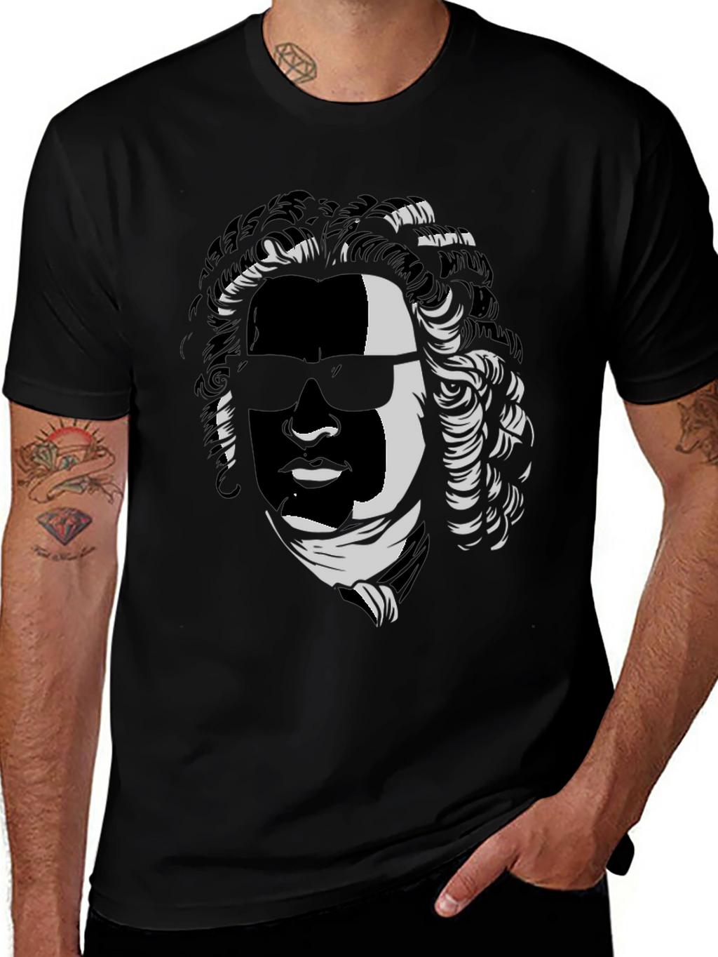 Cool Beethoven Graphic T-Shirt