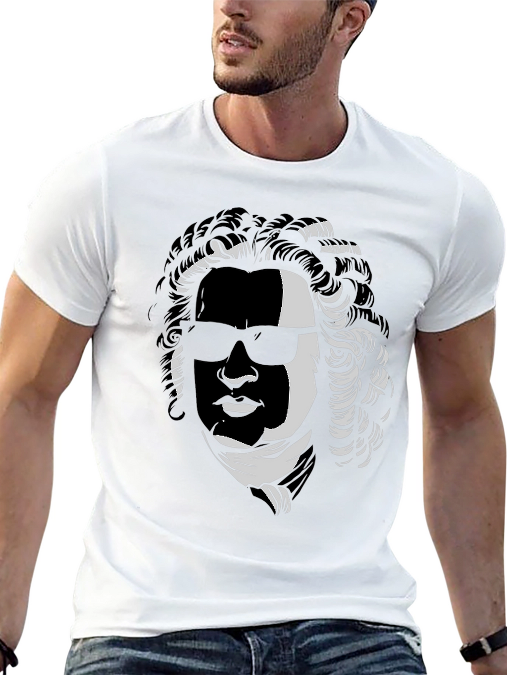 Cool Beethoven Graphic T-Shirt