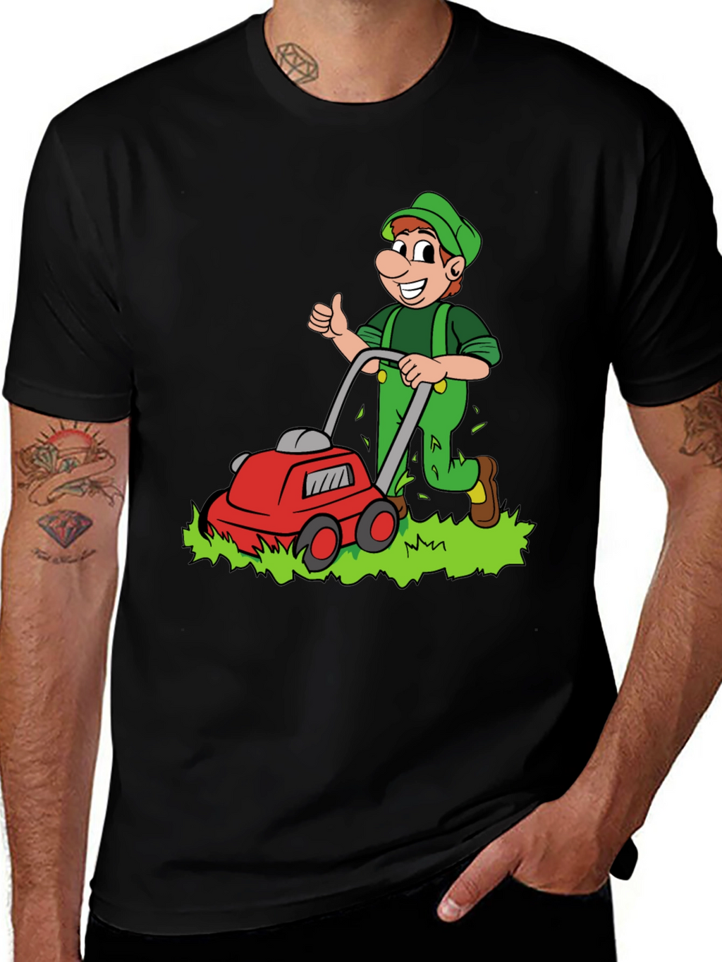 Cartoon Gardener T-Shirt