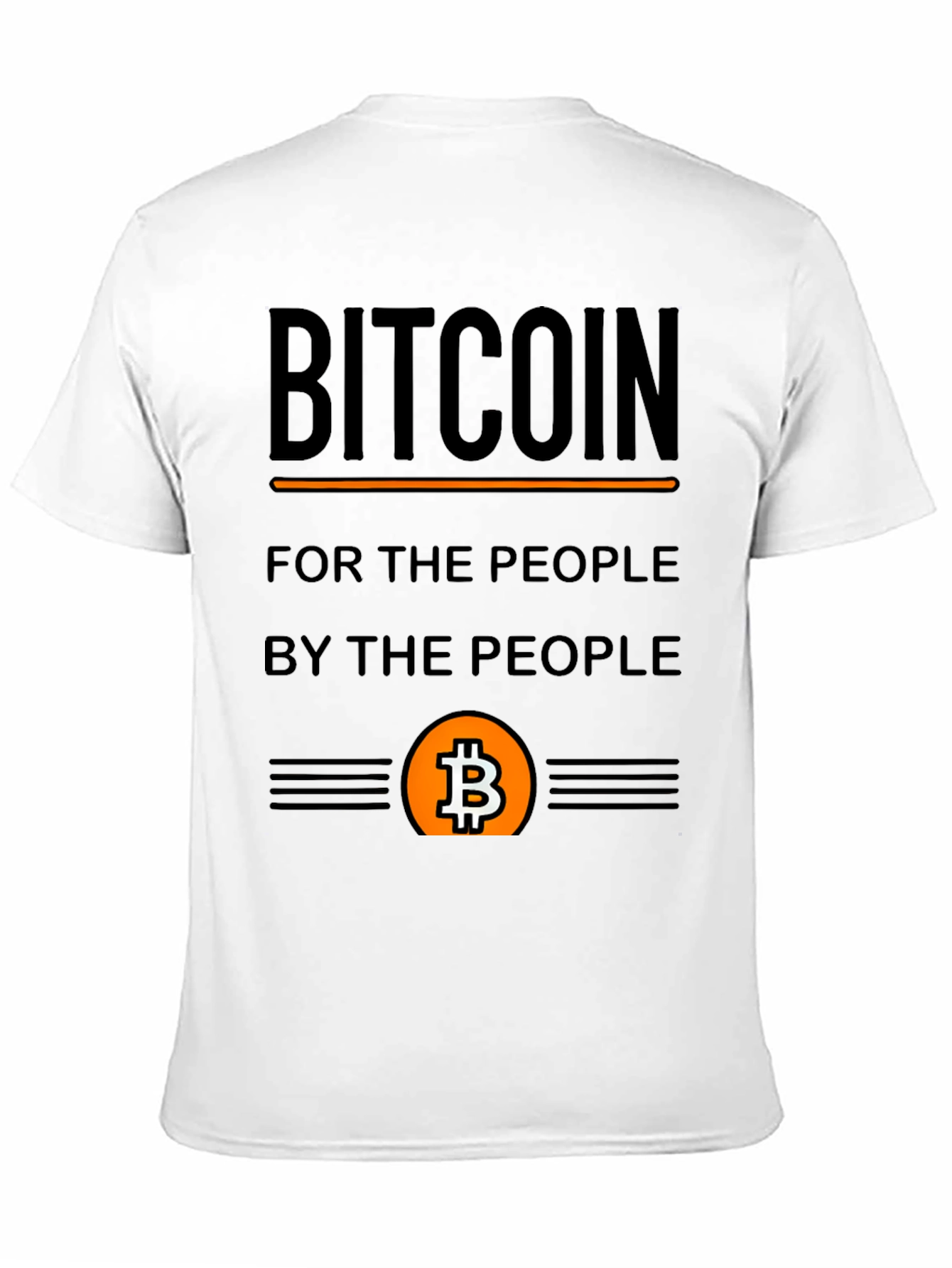 Bitcoin For The People T-Shirt Crypto Tee