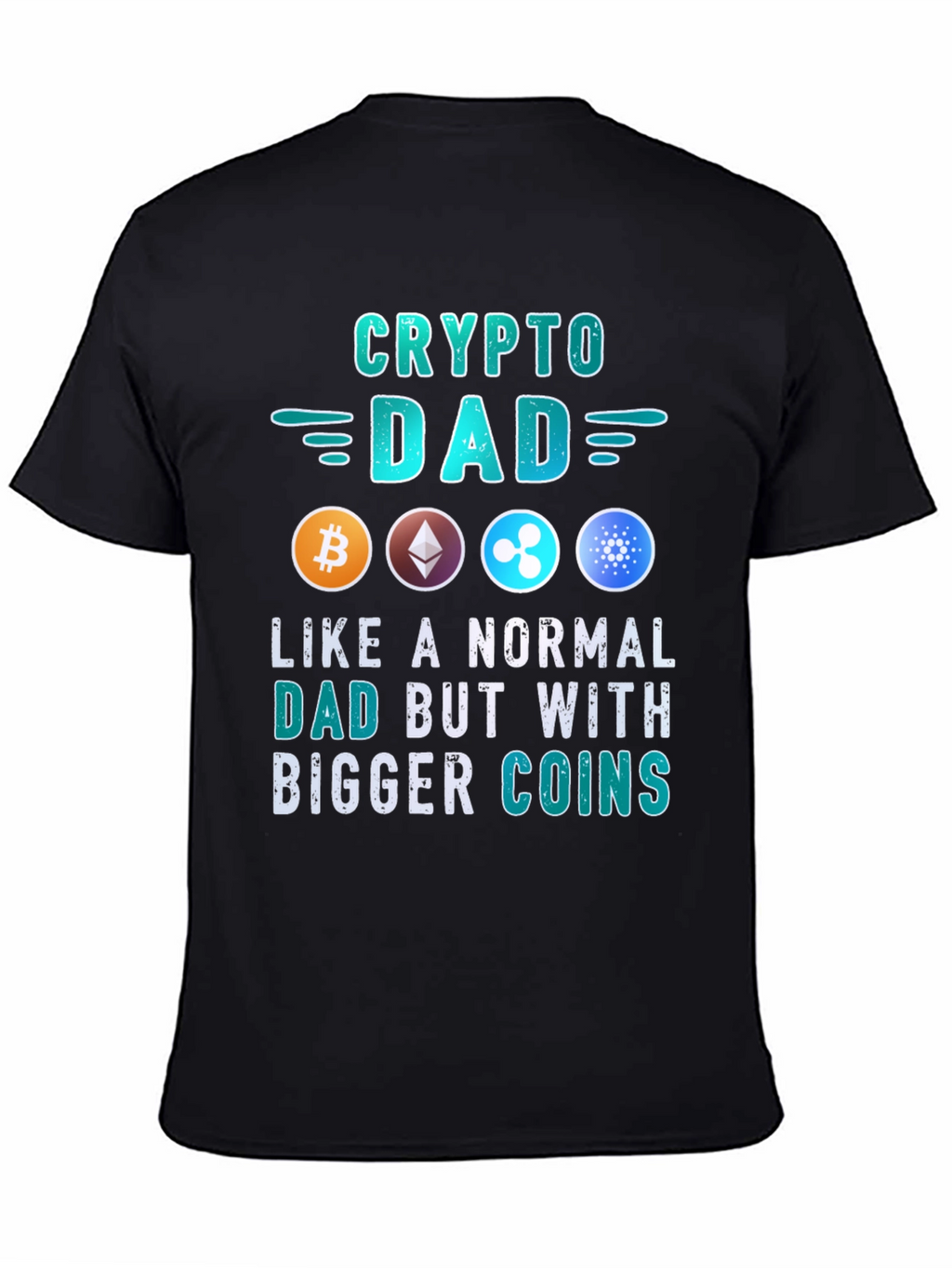 Crypto Dad Black T-Shirt