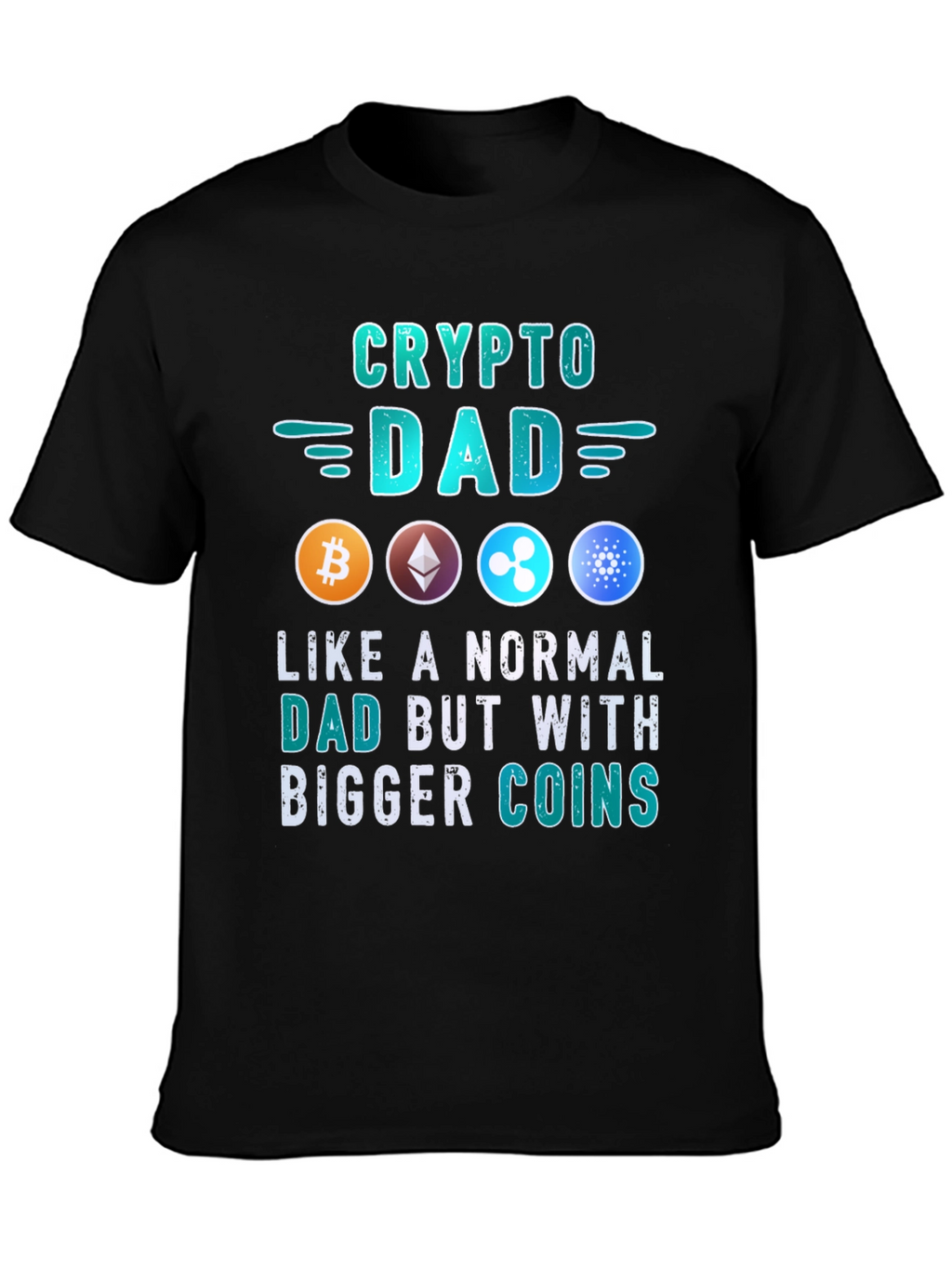 Crypto Dad Black T-Shirt