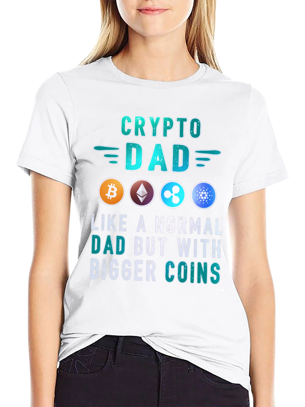 Crypto Dad Black T-Shirt