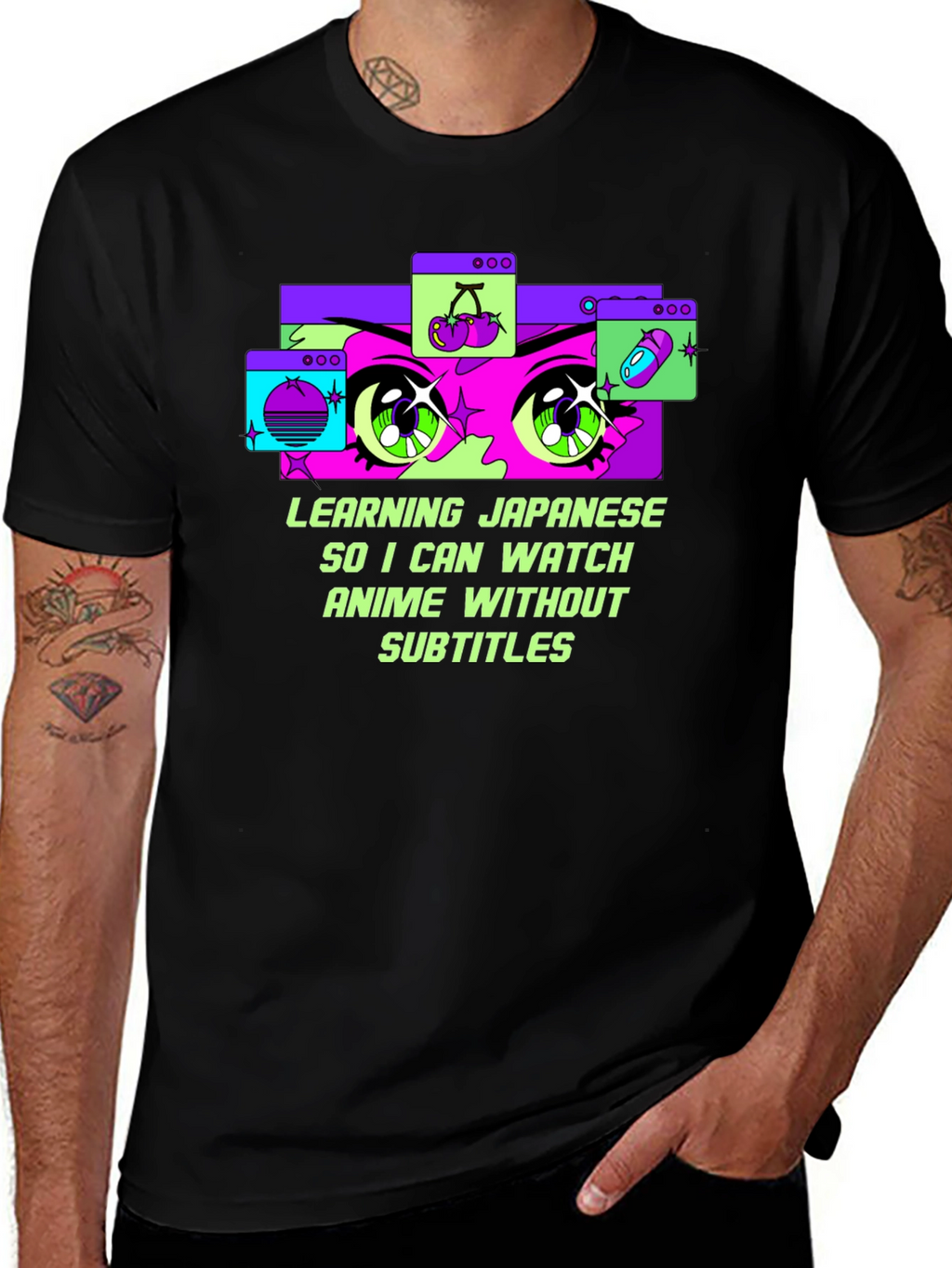Anime Lover T-Shirt - Learning Japanese Manga Tee