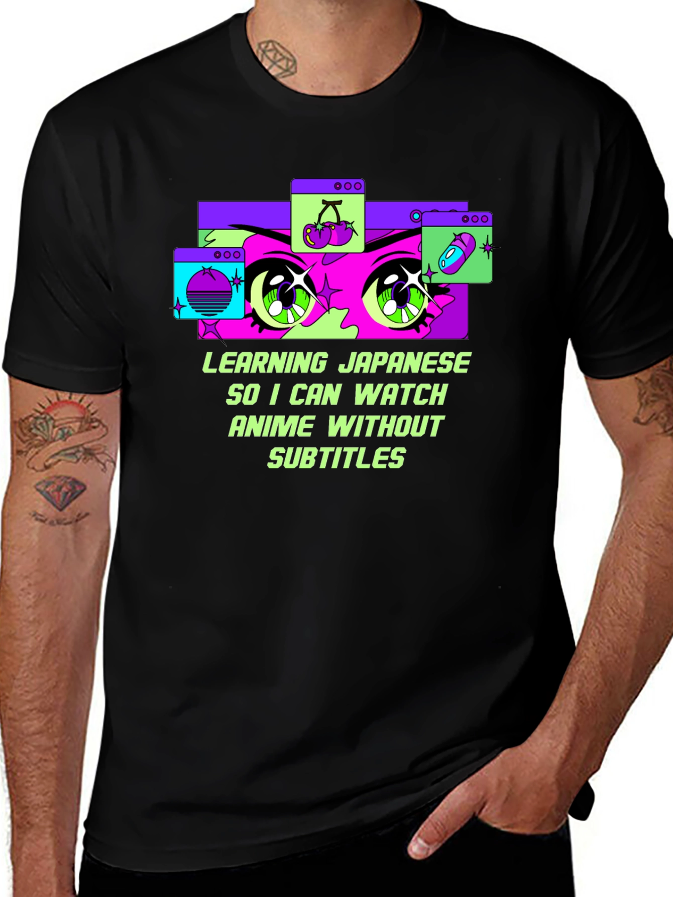 Anime Lover T-Shirt - Learning Japanese Manga Tee