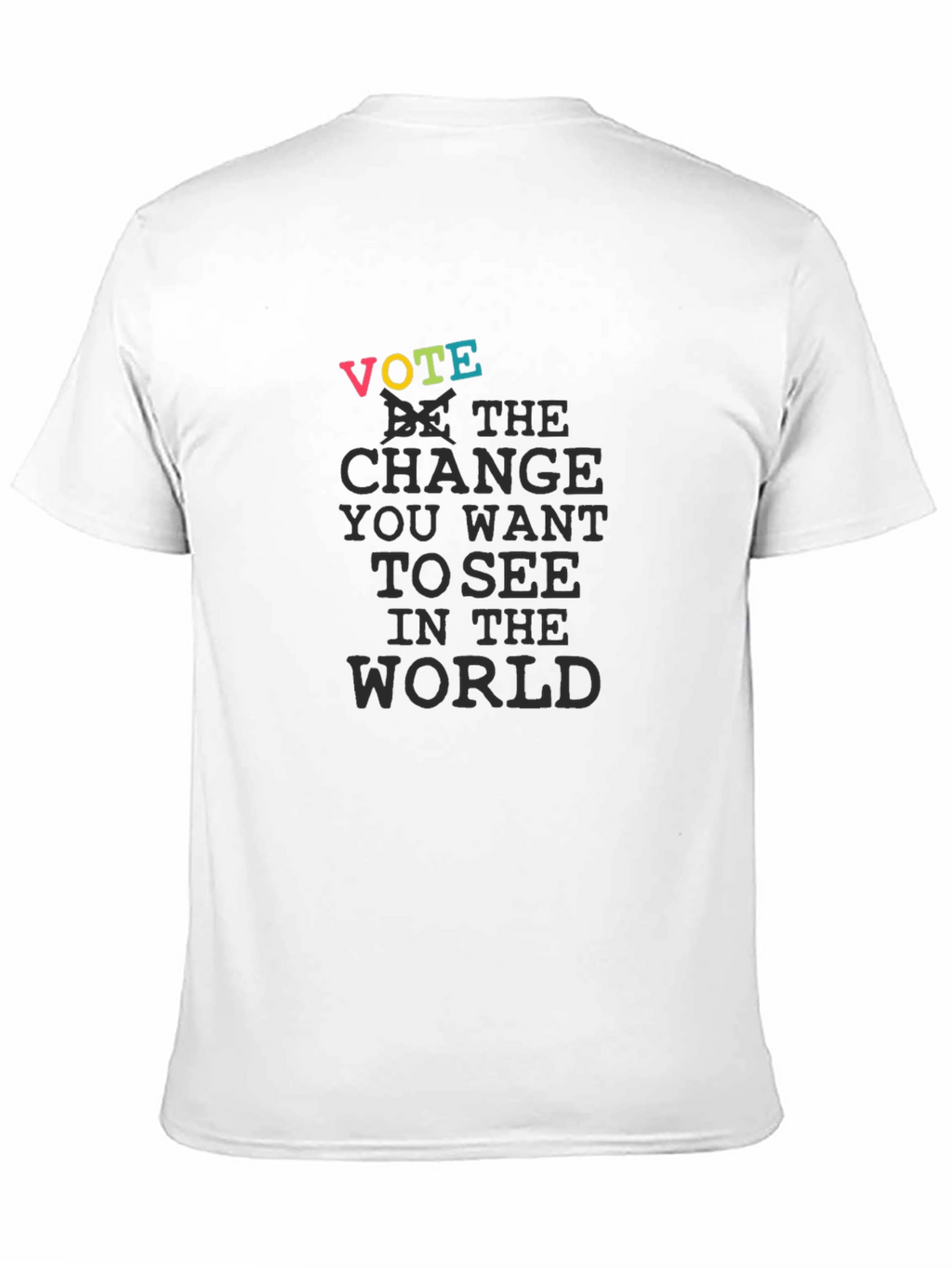 Vote for Change Graphic Print T-Shirt