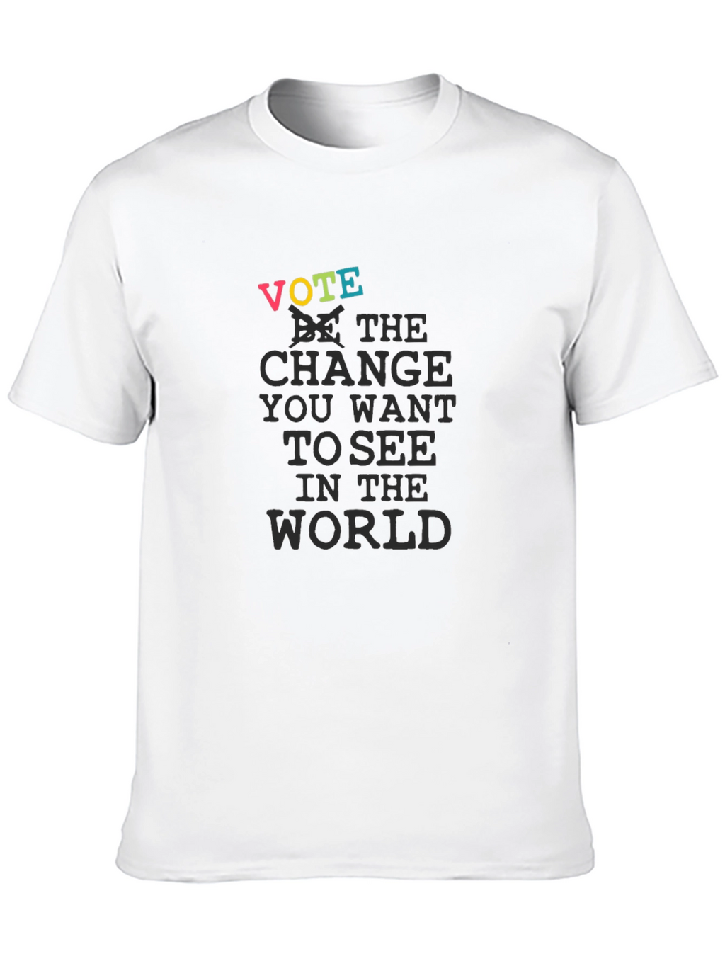Vote for Change Graphic Print T-Shirt