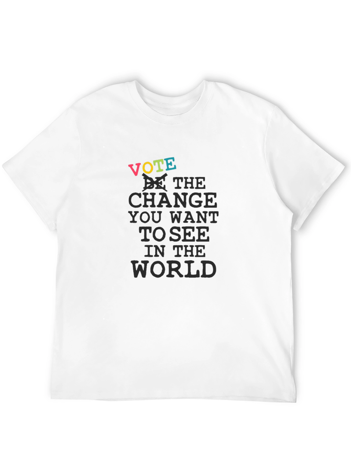 Vote for Change Graphic Print T-Shirt