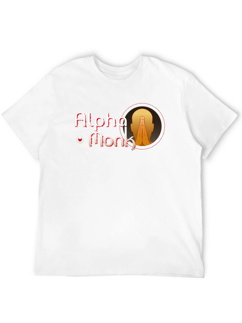 Alpha Monk Graphic Tee - Black