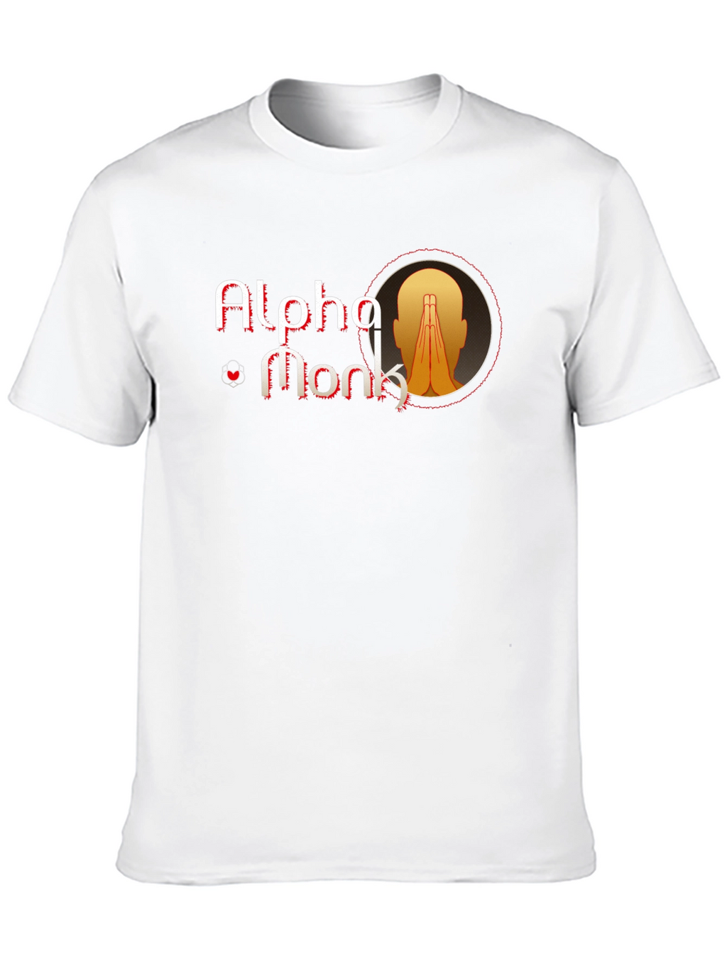 Alpha Monk Graphic Tee - Black