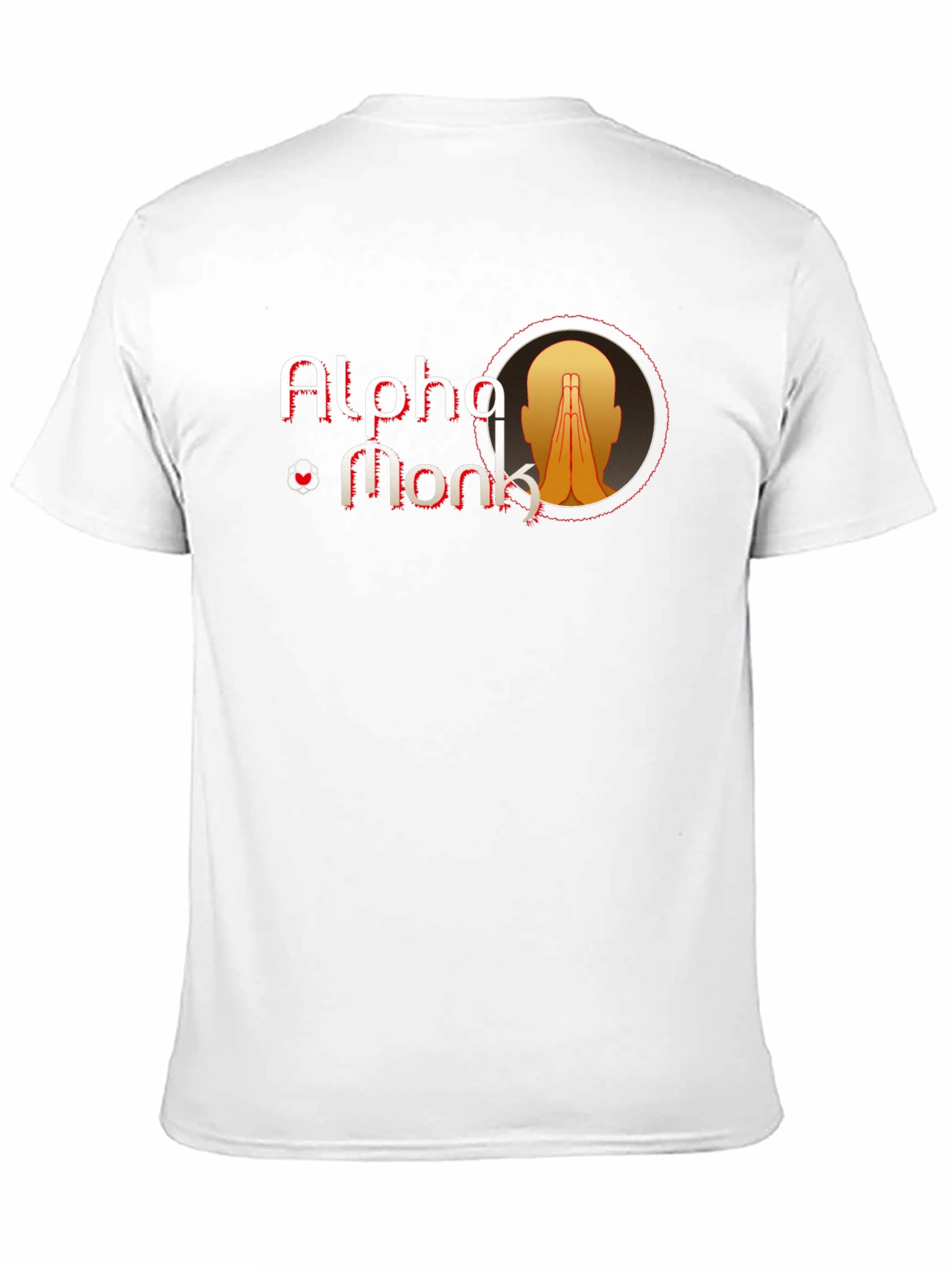 Alpha Monk Graphic Tee - Black