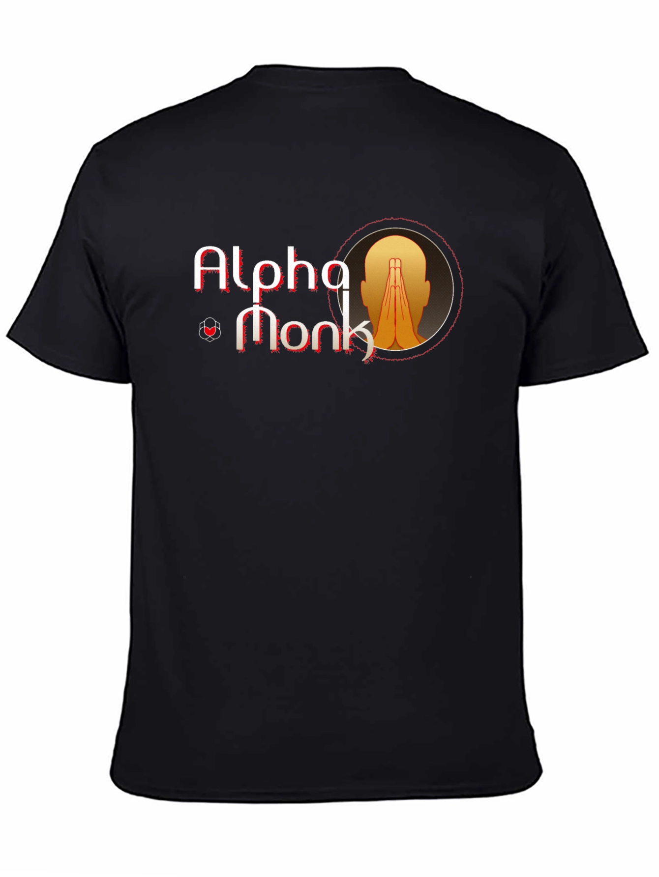 Alpha Monk Graphic Tee - Black