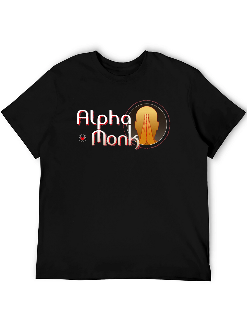 Alpha Monk Graphic Tee - Black