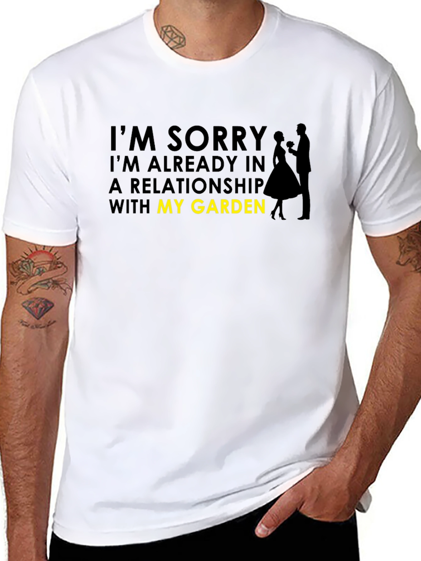 Gardeners Humor T-Shirt: Relationship with My Garden Tee