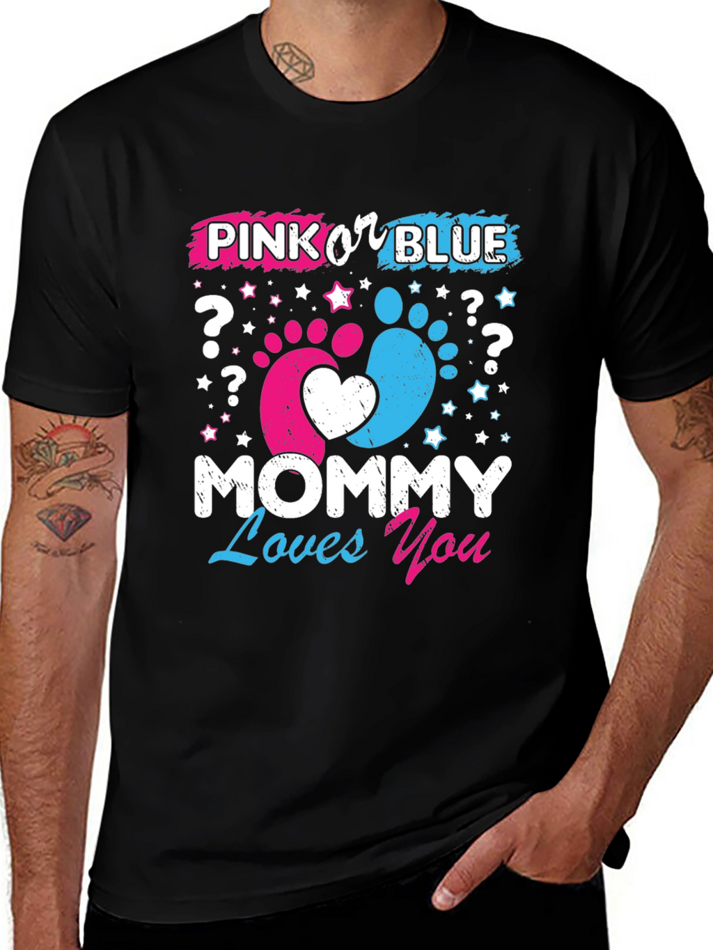 Pink or Blue? Mommy Loves You T-Shirt