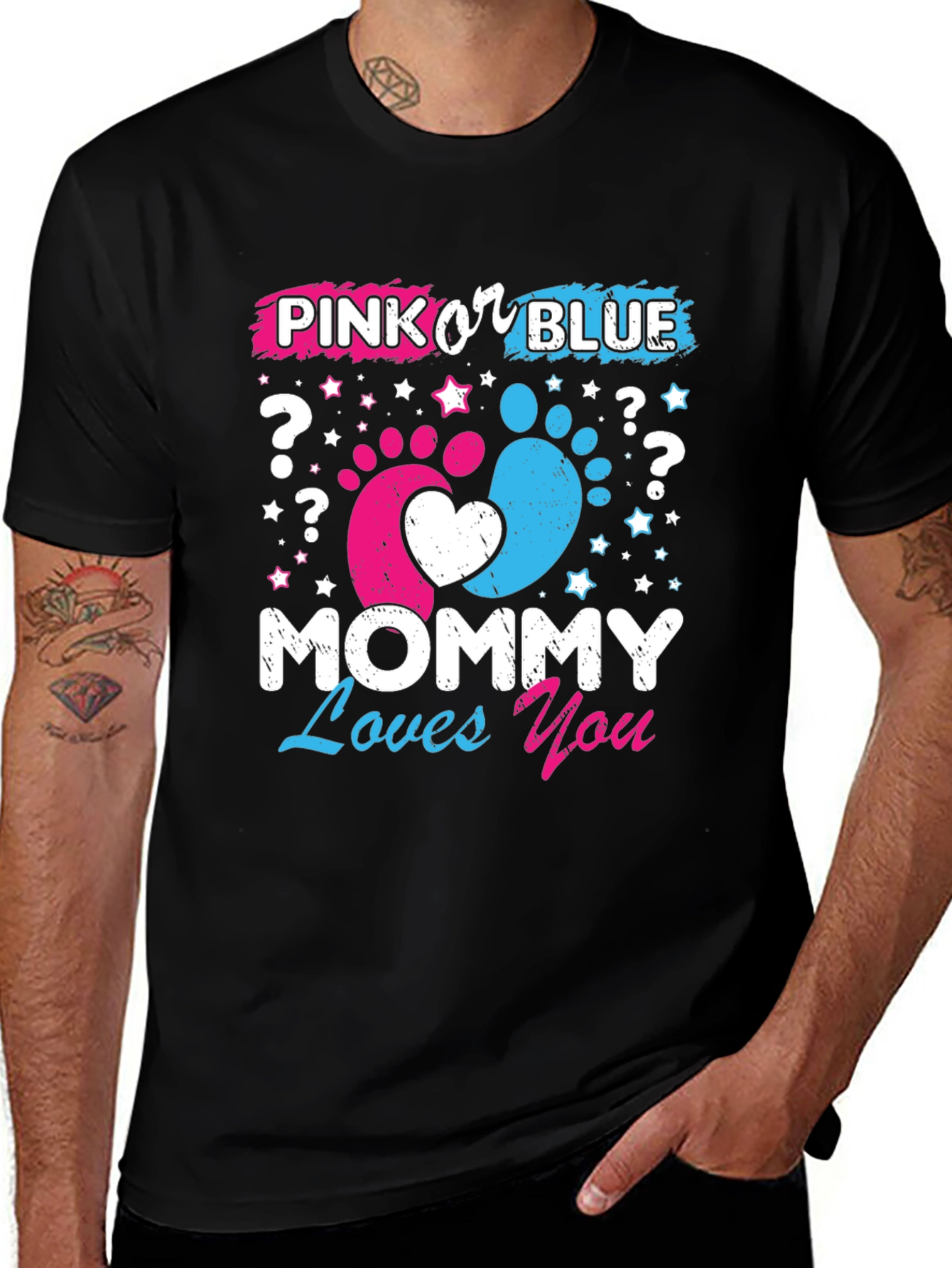 Pink or Blue? Mommy Loves You T-Shirt